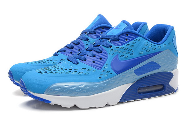 Air Max 90 Ultra BR Womens Shoe Light Blue / White / Royal Blue